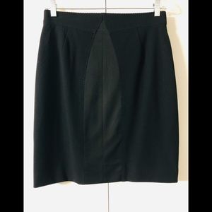 Escada New Wool skirt Size M (Euro 40) Pencil straight Germany black workwear